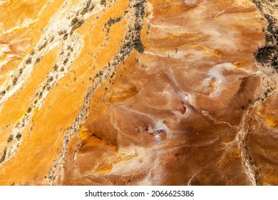 Anna Creek Painted Hills, A Hidden Location In South Australia, Australia Aerial Photography