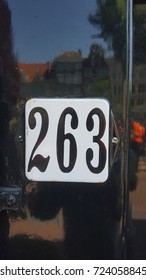 Anna Frank House Number Plate