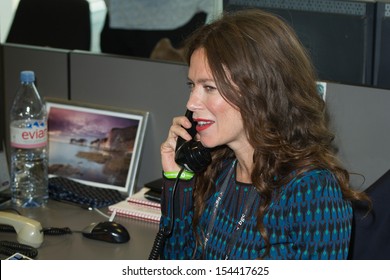 Anna Friel At The BGC Charity Day 2013, Canary Wharf London. 11/09/2013