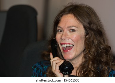 Anna Friel At The BGC Charity Day 2013, Canary Wharf London. 11/09/2013