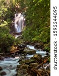 Anna Ruby Falls is located near Unicoi State Park in White County near Helen, Georgia. Anna Ruby Falls is actually twin waterfalls created where two separate streams. Curtis Creek and York Creek join 