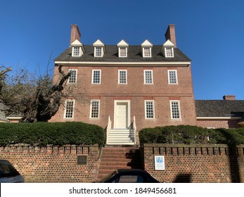 Annapolis, Maryland, 11/07/2020: William Paca House & Garden