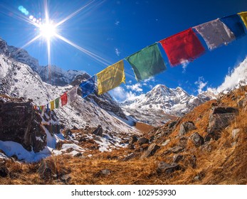 Annapurna Himal Region Of North Central Nepal