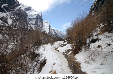 Annapurna Himal Region Of North Central Nepal