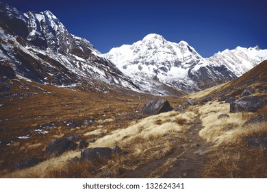 Annapurna Himal Region Of North Central Nepal