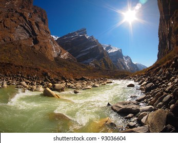 Annapurna Himal Region Of North Central Nepal