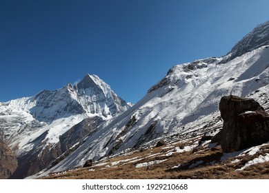 Annapurna Peak View From Basecamp, Gandaki Zone, Nepal