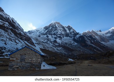 Annapurna Range Landscape Viewed, Gandaki Zone, Nepal