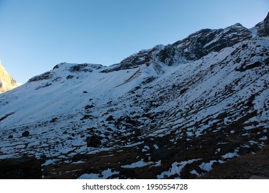 Annapurna Range Landscape Viewed, Gandaki Zone, Nepal