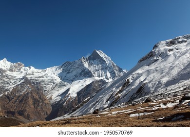 Annapurna Range Landscape Viewed, Gandaki Zone, Nepal