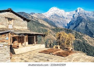 Annapurna range in Nepal Himalayan
