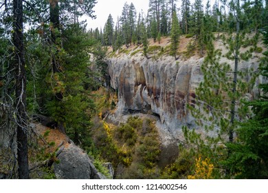 Annie Creek Canyon Inside Crater Lake National Park In Oregon, USA