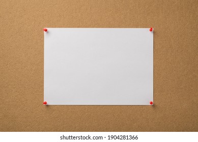 blank notice board