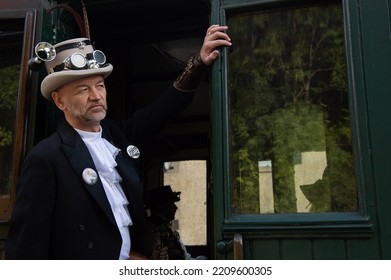 Annual European Steampunk Gathering September 25, 2022 On The Industrial Site And The Old Station Of 