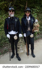 Annual European Steampunk Gathering September 25, 2022 On The Industrial Site And The Old Station Of 