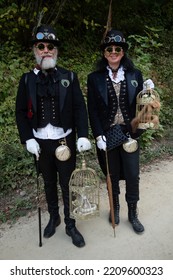 Annual European Steampunk Gathering September 25, 2022 On The Industrial Site And The Old Station Of 