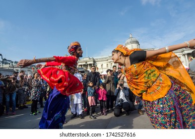 Annual Hindu Diwali Festival Of Light In Trafalgar Square- London / UK / 8 -11- 2013