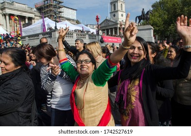 Annual Hindu Diwali Festival Of Light In Trafalgar Square- London / UK / 8 -11- 2013