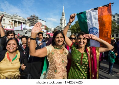 Annual Hindu Diwali Festival Of Light In Trafalgar Square- London / UK / 8 -11- 2013