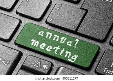 Annual Meeting/Annual Meeting Button On Keyboard