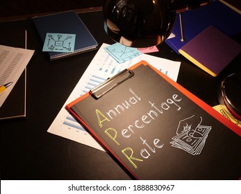 Annual Percentage Rate APR Is Shown On The Business Photo Using The Text