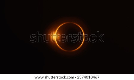 An annular solar eclipse, or a ring of fire solar eclipse