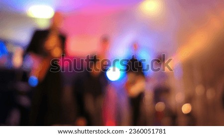 Anonymous Band Playing at Wedding Party Bokeh