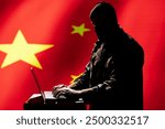 Anonymous chinese engineer making bot accounts spreading lies online meant to criticize Western countries. Developer working for China secret service agency programming troll farm promoting communism