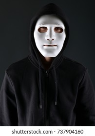 Anonymous social masking or halloween concept. - Shutterstock ID 737904160