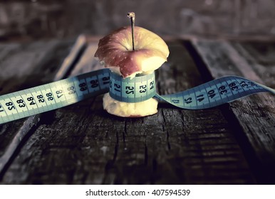 Anorexia Thinness Measuring Apple