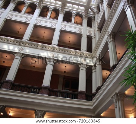 Another angle of the Landmark Center from the main floor.