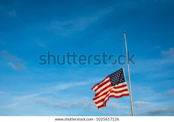 Another School Shooting brings memories and the\
American Flag to move to Half mast after school shooting in Florida\
February 2018