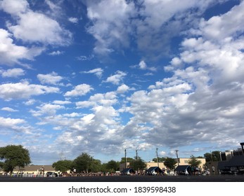 Another View Point Of The Clouds Above The Marching Band Practice Lot