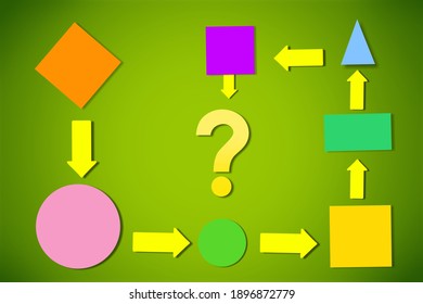 Answering question with flowchart. Step by step sequence, events in the right order. What's next? - Shutterstock ID 1896872779