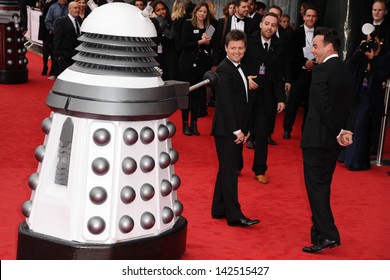 Ant McPartlin and Declan Donnelley arriving for the TV BAFTA Awards 2013, Royal Festival Hall, London. 12/05/2013