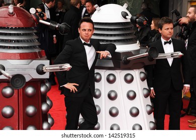 Ant McPartlin and Declan Donnelley arriving for the TV BAFTA Awards 2013, Royal Festival Hall, London. 12/05/2013