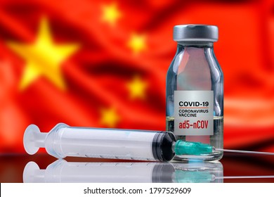 Antalya, TURKEY - August 17, 2020. The Covid-19 Coronavirus Vaccine Produced In China Named Ad5-nCOV. 