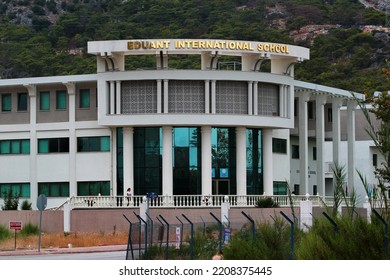 Antalya, Turkey - September 28, 2022: International Russian School In Antalya, A Private School Offering Education For Russians Expats And People From Other Parts Of The Former Soviet Union.