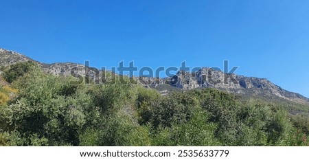 Antalya Kaş Uyuyan Dev Mountain 