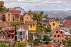 Antananarivo Cityscape, Tana, Capital Of Madagascar, French Name Tananarive And Short Name Tana, Poor Capital And Largest City In Madagascar