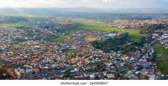 Antananarivo Madagascar By Drone Aerial