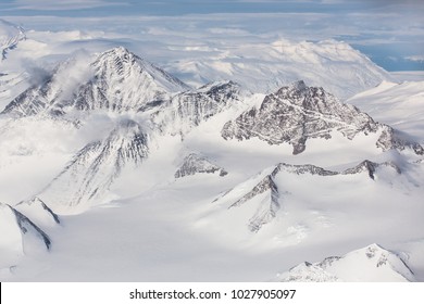 Antarctica Landscape From Above.