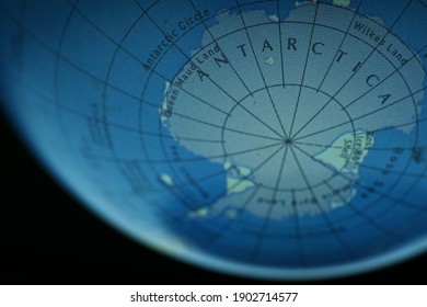 Antarctica On The Globe, Antarctic Circle