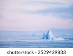 Antarctica view. Seascape and landscape of Antarctica. Glaciers and Southern Ocean.