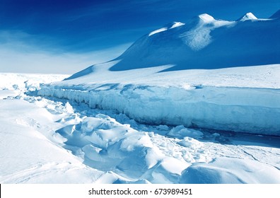 Antarctica, Weddell Sea, Riiser Larsen Ice Shelf