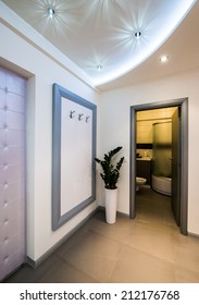 Antechamber And Bathroom In Modern Interior