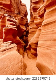 Antelope Canyon “X”, Page, Arizona. Slot Canyon perspective. - Shutterstock ID 2282590743
