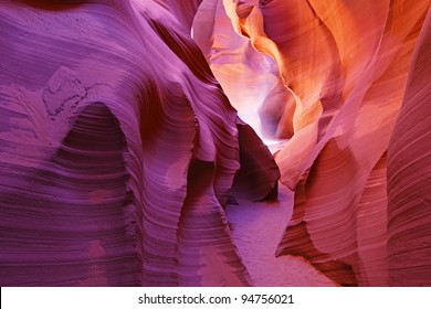 The Antelope Canyon, Page, Arizona, USA