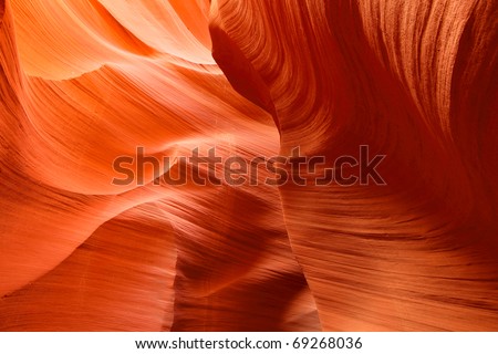 The Antelope Canyon, Page, Arizona, USA