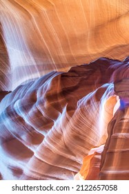 Antelope Canyon Sunlight Games And Rocks - Arizona - USA